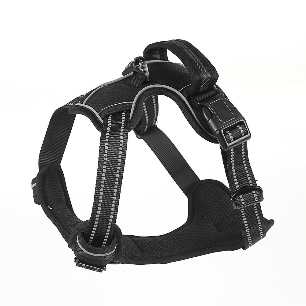 No-Pull™ Reflective Dog Harness – Breathable, Adjustable & Comfortable Vest for Daily Walks