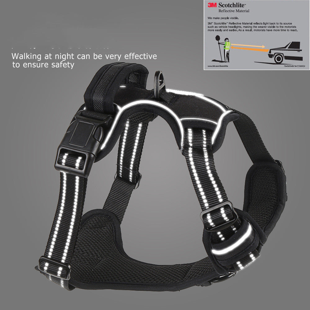 No-Pull™ Reflective Dog Harness – Breathable, Adjustable & Comfortable Vest for Daily Walks